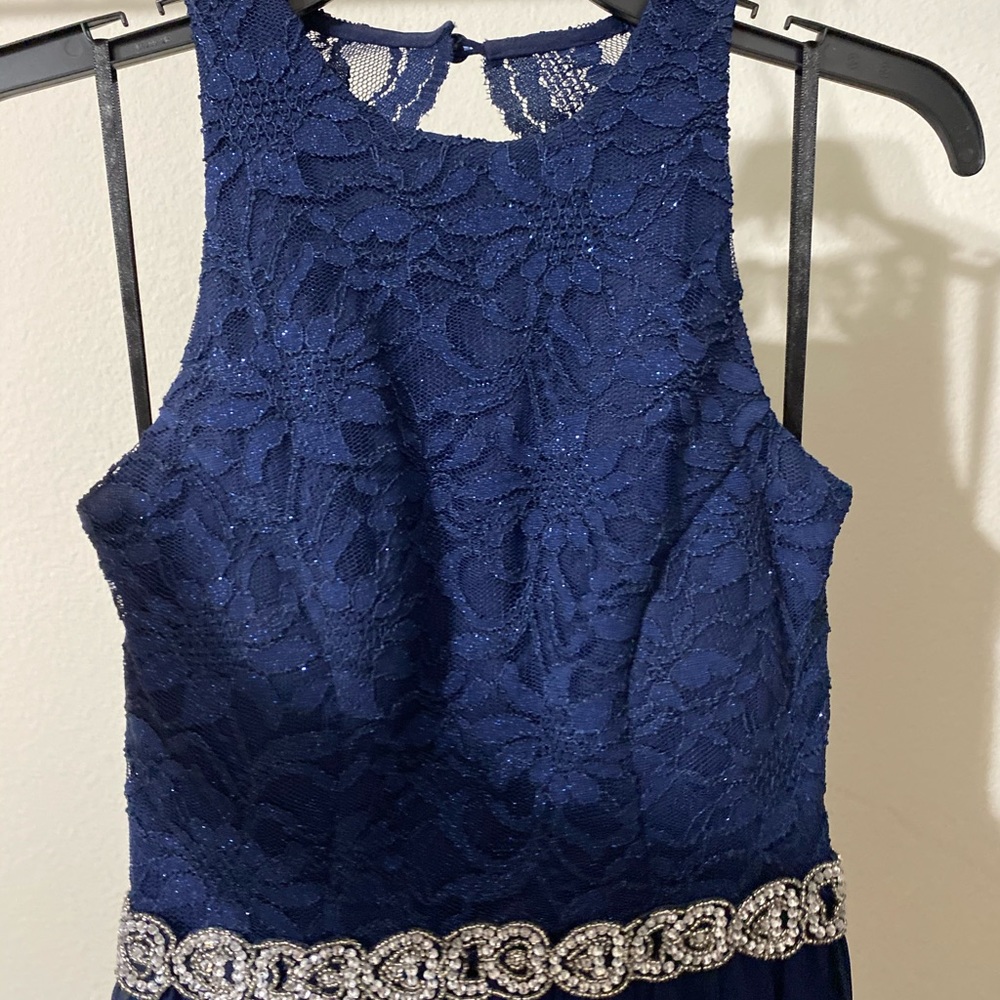 Royal blue homecoming dress